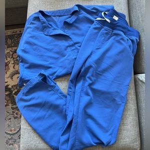 Figs Denim Small Tall Set